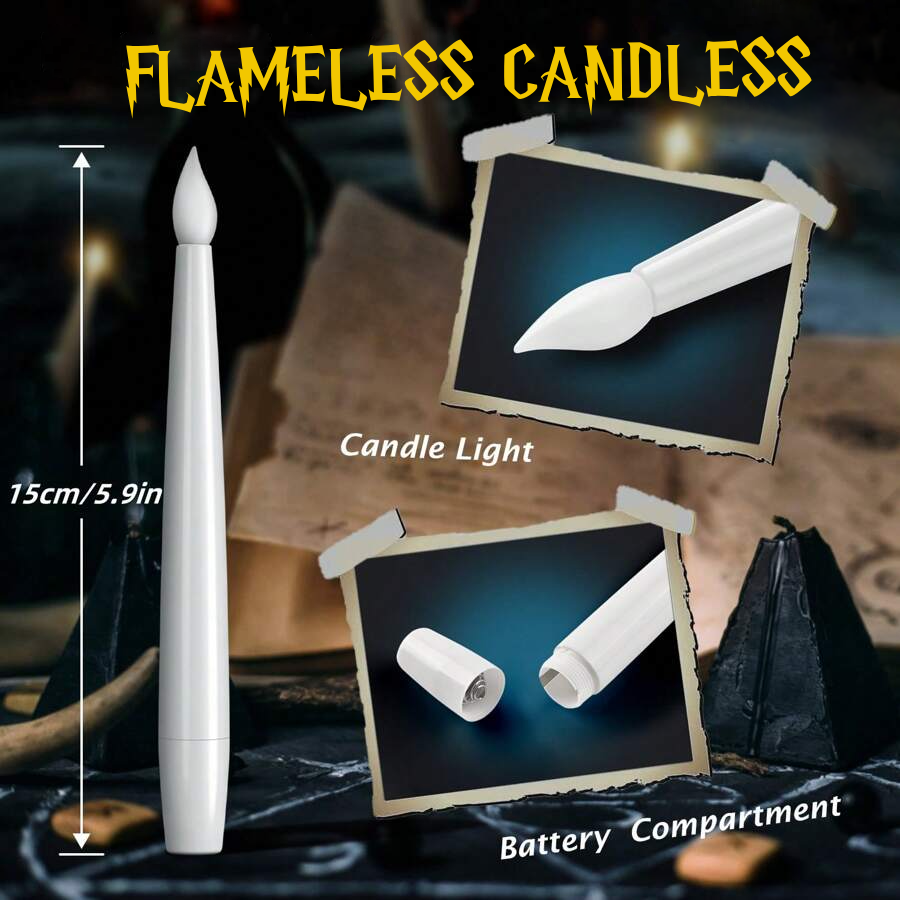 LED Floating Candles with Wand Remote, Hanging Set, view 3