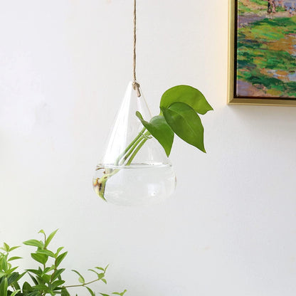Hanging Glass Terrarium Vases, Set of 3, view 4