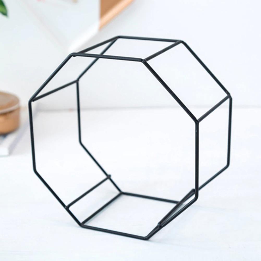Ceramic Wall Planter with Iron Frame and Bamboo Tray, view 26