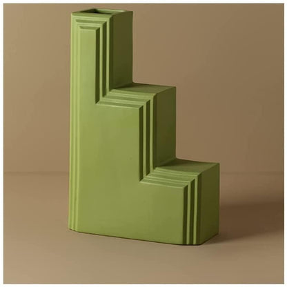 Architectural Ceramic Accent Vase, Eight Designs, view 9