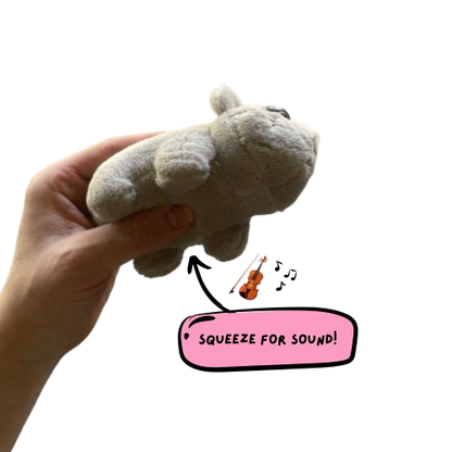 Sad Hamster Meme Plush Toy with Violin Sound, view 3