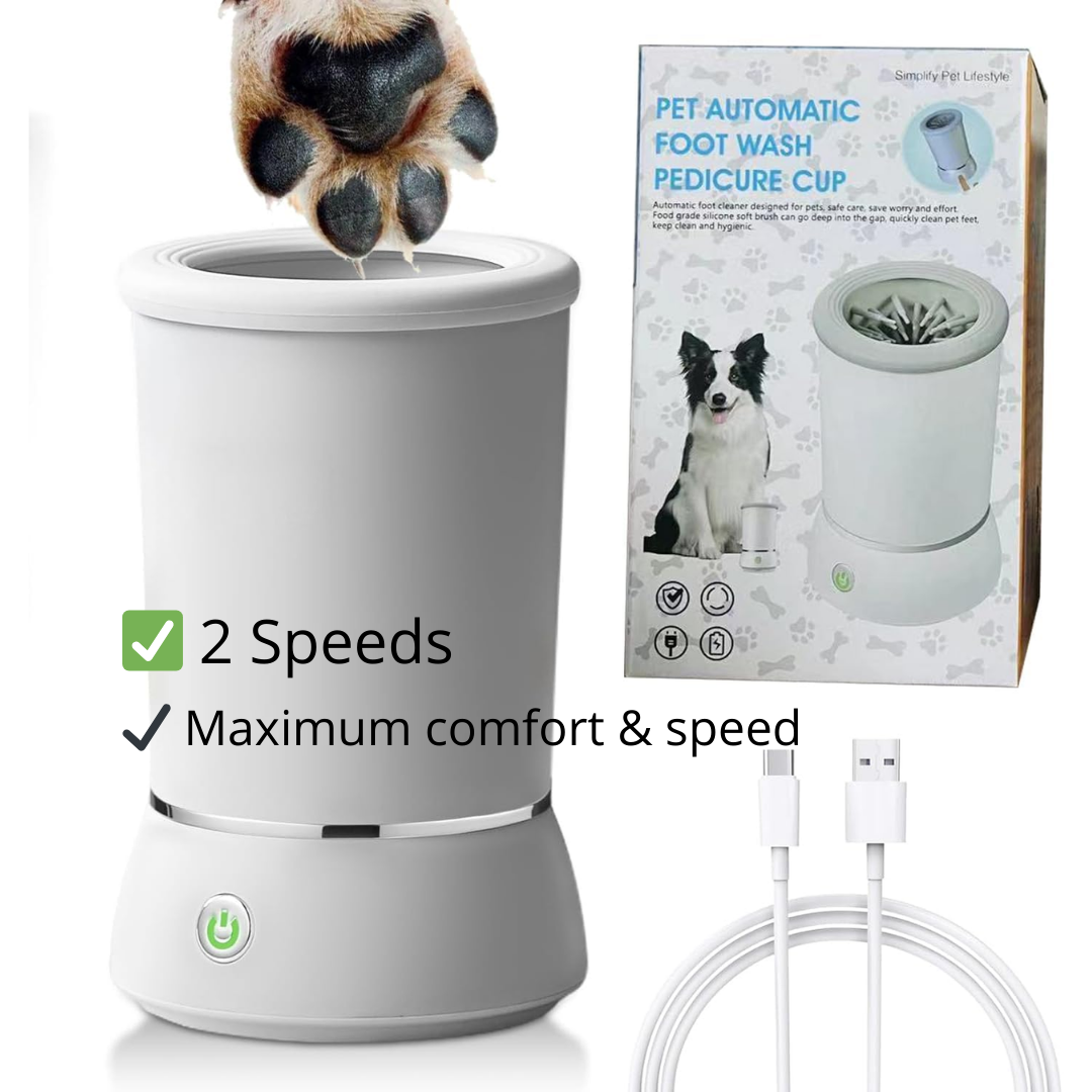 Electric Paw Cleaner Cup with Silicone Bristles, view 10