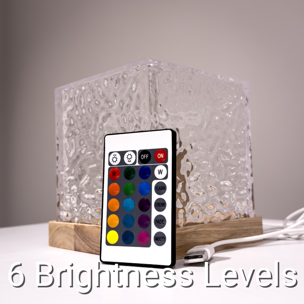 Color Changing Cube Lamp with Remote and Fade Mode, view 5