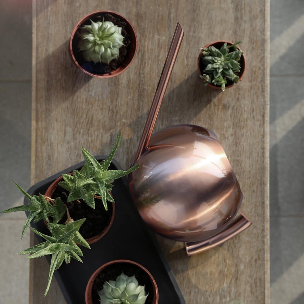 Spherical Stainless Steel Watering Can, Long Spout, view 35