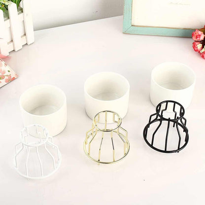 Slim Iron and Ceramic Bud Vase in Three Sizes, view 14