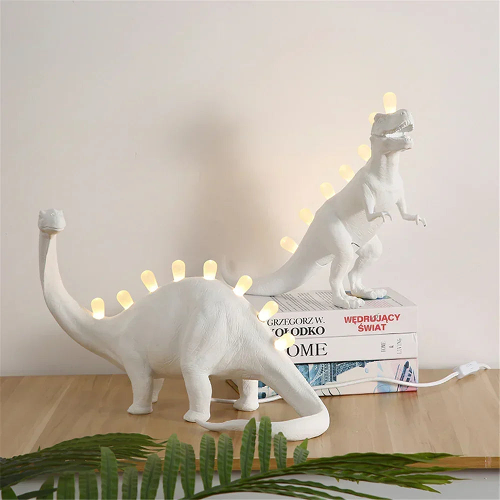 Dinosaur Table Lamp, T-Rex or Brontosaurus, view 3