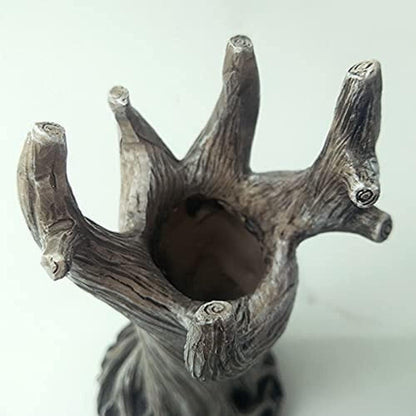 Twisted Tree Trunk Resin Vase, 7.87 in Tall, view 11