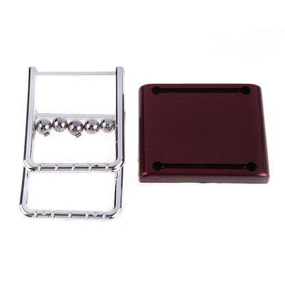 Mini Newton's Cradle Desk Toy in Steel, view 3
