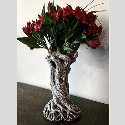 Twisted Tree Trunk Resin Vase, 7.87 in Tall, view 7