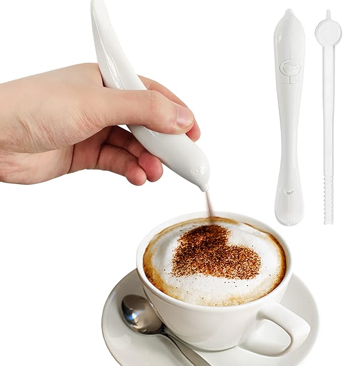Electric Latte Art Pen for Cocoa and Cinnamon