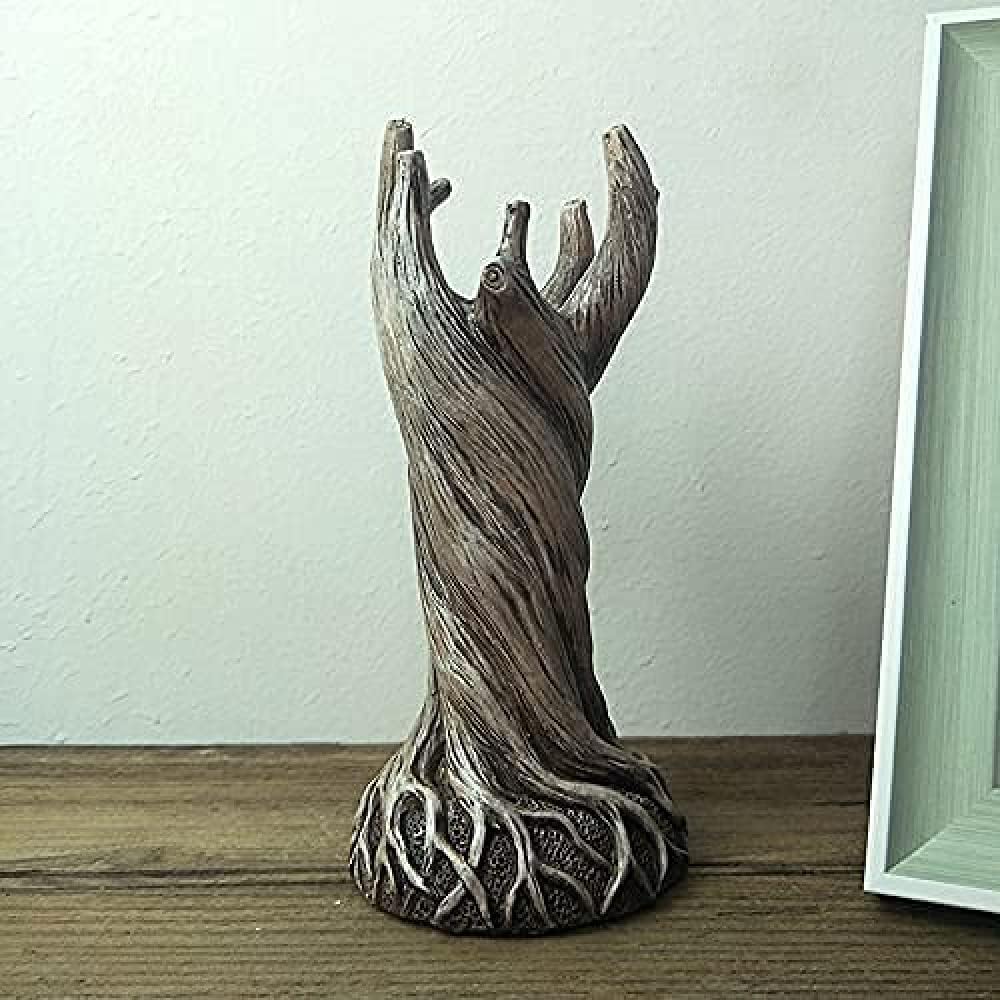 Twisted Tree Trunk Resin Vase, 7.87 in Tall, view 9