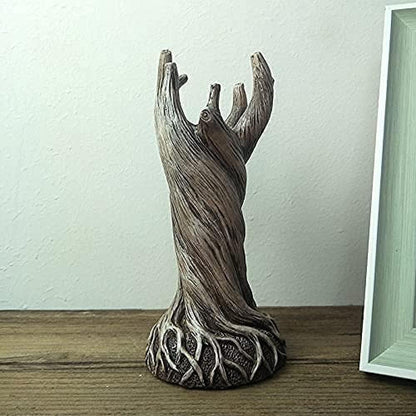 Twisted Tree Trunk Resin Vase, 7.87 in Tall, view 9