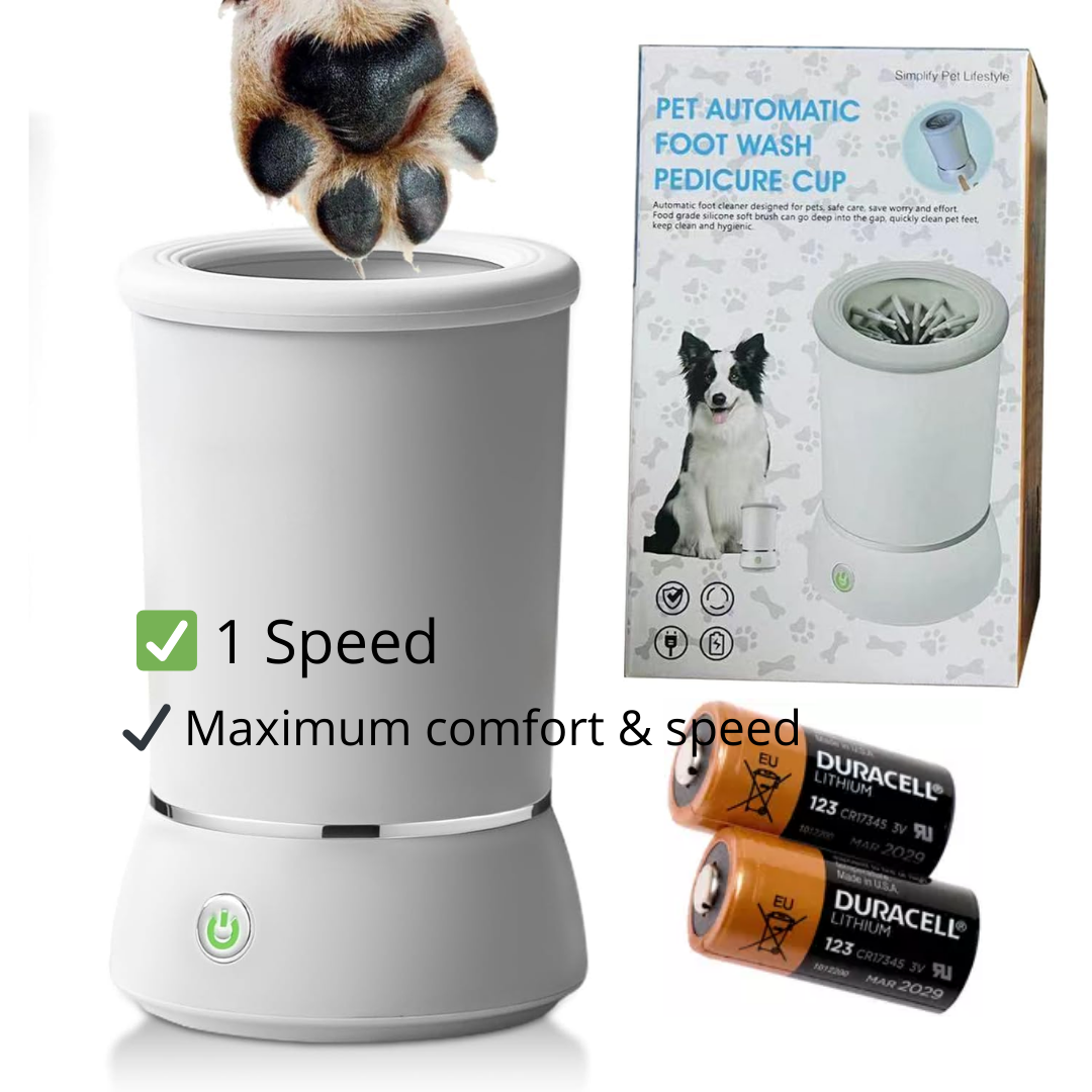 Electric Paw Cleaner Cup with Silicone Bristles, view 7