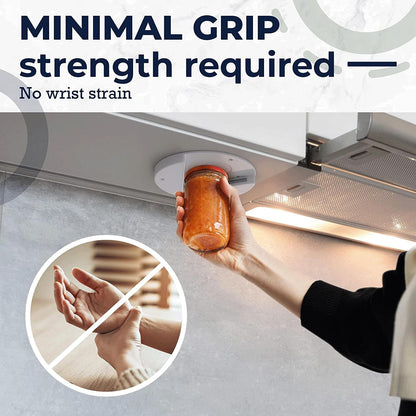 Under Cabinet Jar Opener with V Shaped Grip, view 4