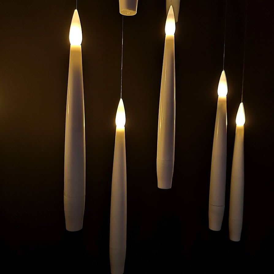 LED Floating Candles with Wand Remote, Hanging Set, view 8