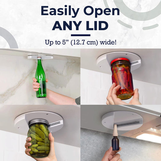 Under Cabinet Jar Opener with V Shaped Grip, view 2