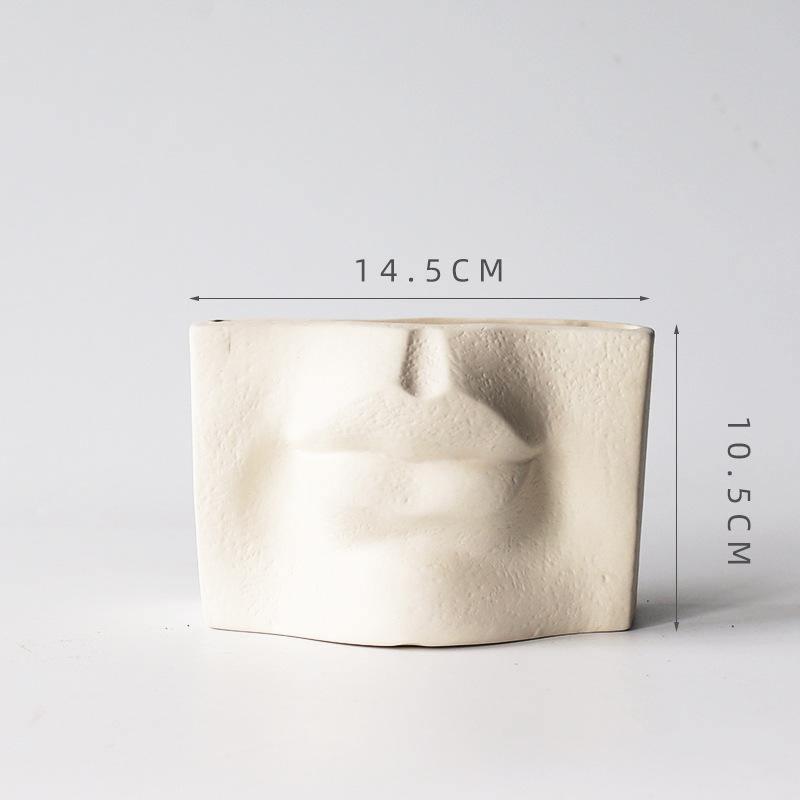 Resin Face Vase, Eye, Ear, Nose or Mouth Shape, view 11