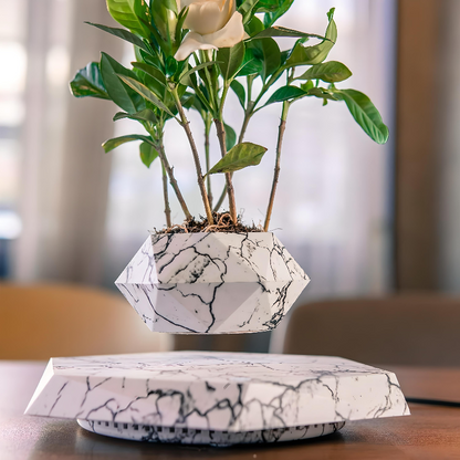 Levitating Plant Pot with Rotating Magnetic Base, view 9