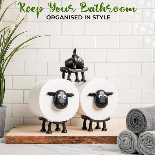Sheep Shaped Metal Toilet Paper Holder, view 2