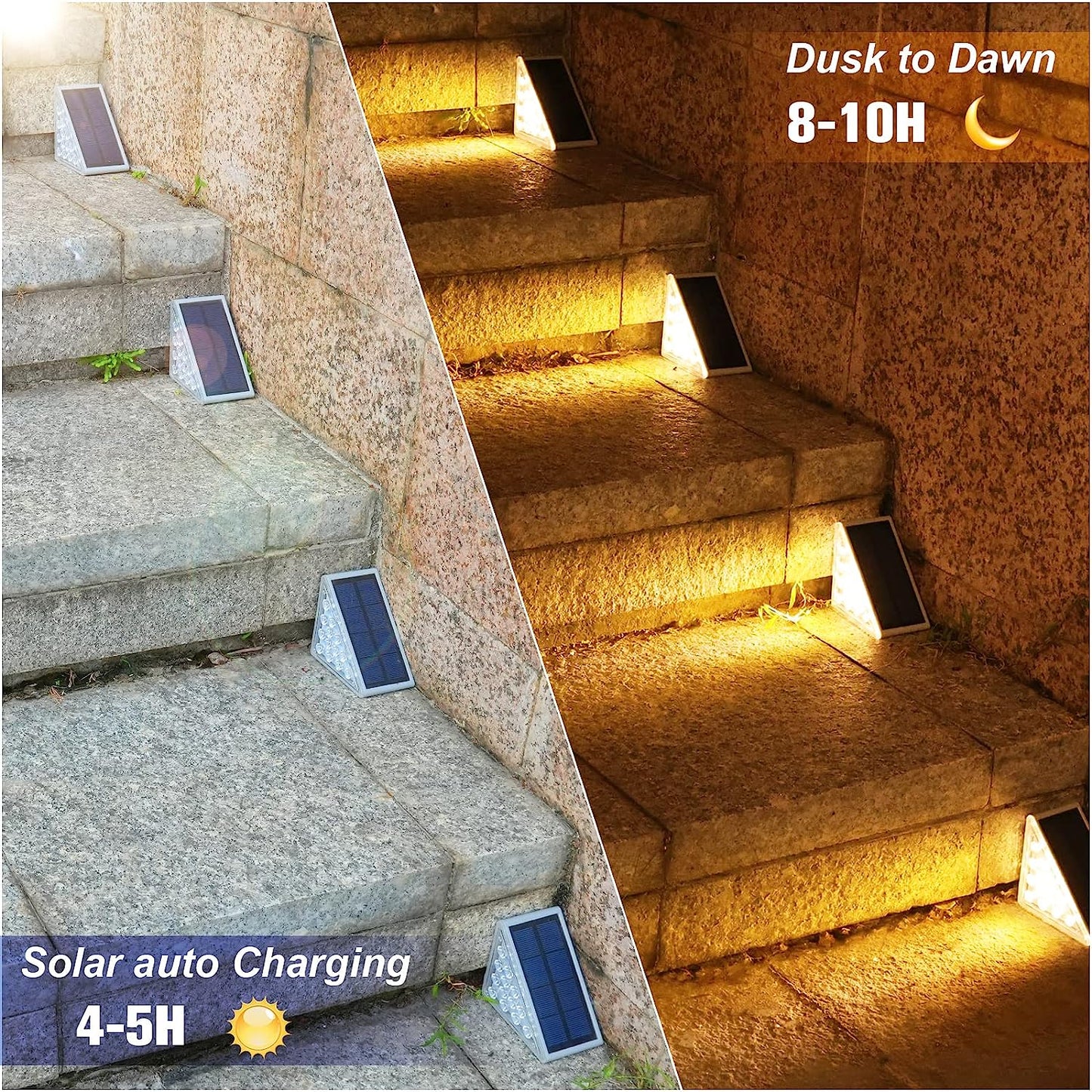 Outdoor Solar Step Lights for Stairs and Decks, view 6