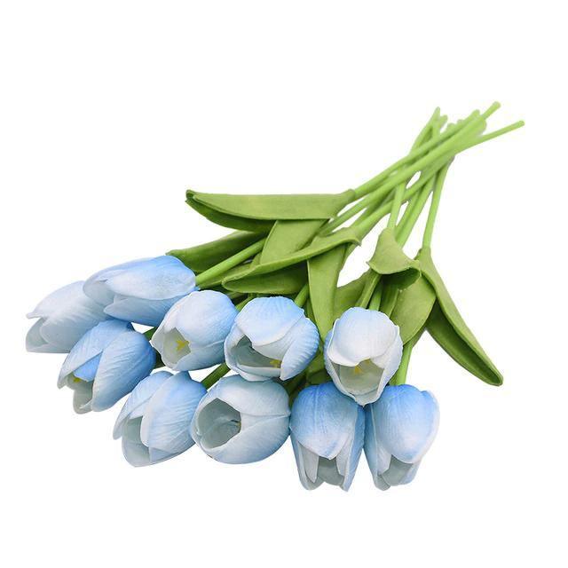 Faux Silk Tulips, Set of 10 Stems, view 26