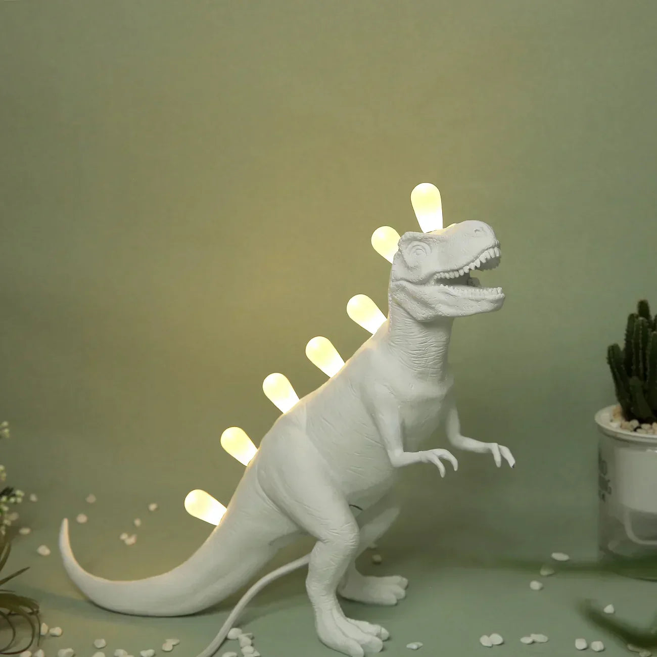 Dinosaur Table Lamp, T-Rex or Brontosaurus, view 14
