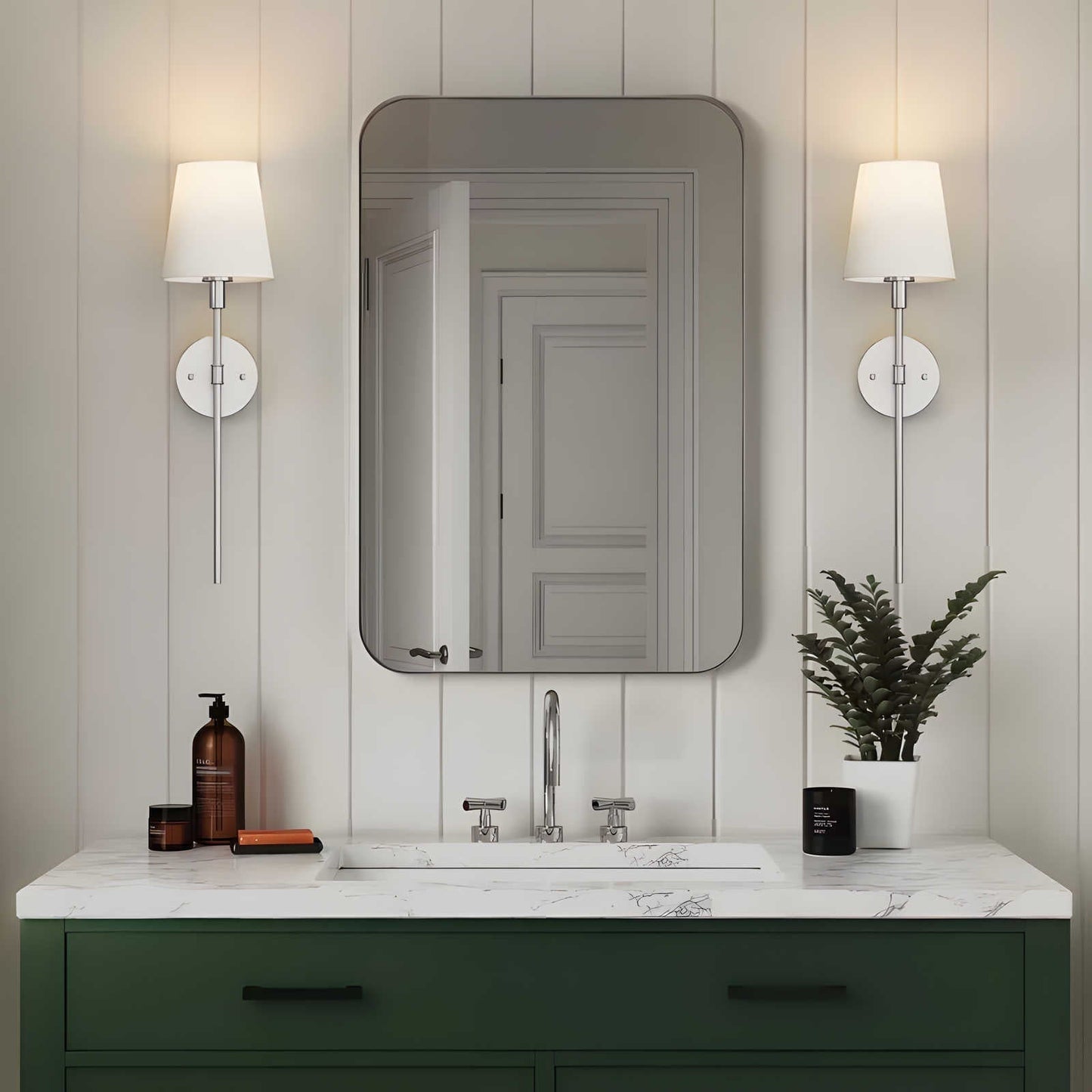 Wireless Wall Sconces, Set of 2, Three Finishes, view 10