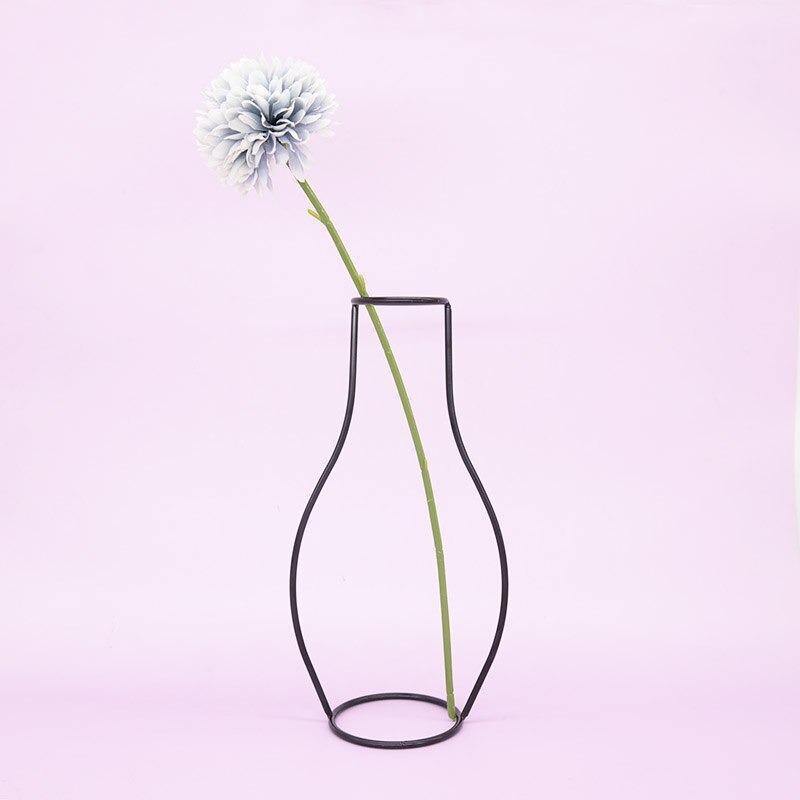 Minimal Iron Wire Vase Stand, Eight Styles, view 15