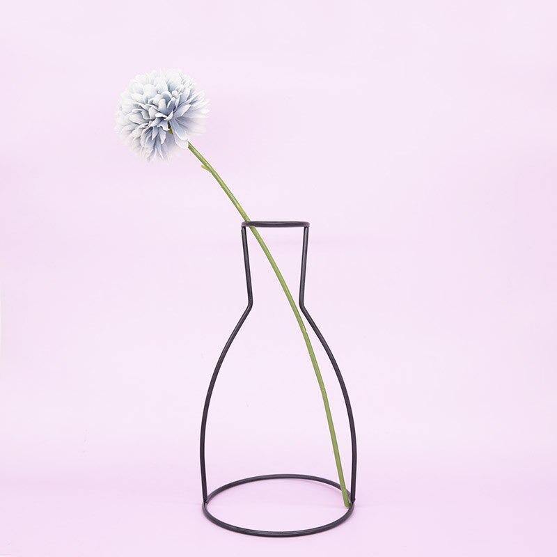 Minimal Iron Wire Vase Stand, Eight Styles, view 14