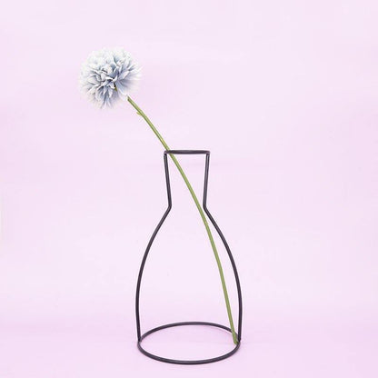 Minimal Iron Wire Vase Stand, Eight Styles, view 14