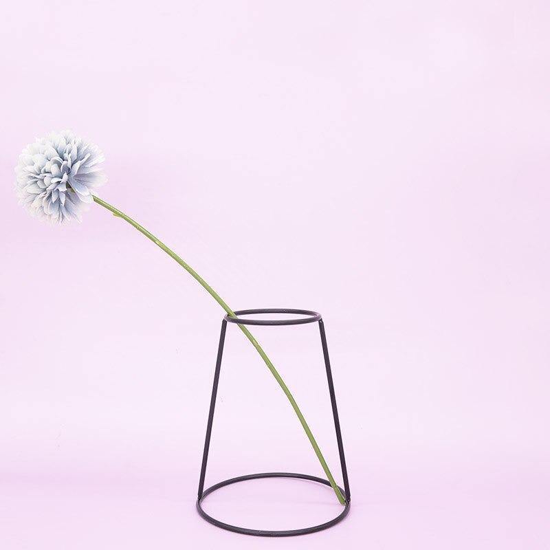 Minimal Iron Wire Vase Stand, Eight Styles, view 13