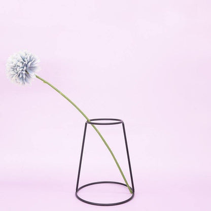 Minimal Iron Wire Vase Stand, Eight Styles, view 13