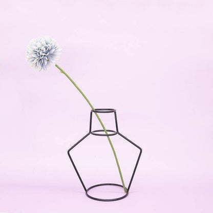 Minimal Iron Wire Vase Stand, Eight Styles, view 11