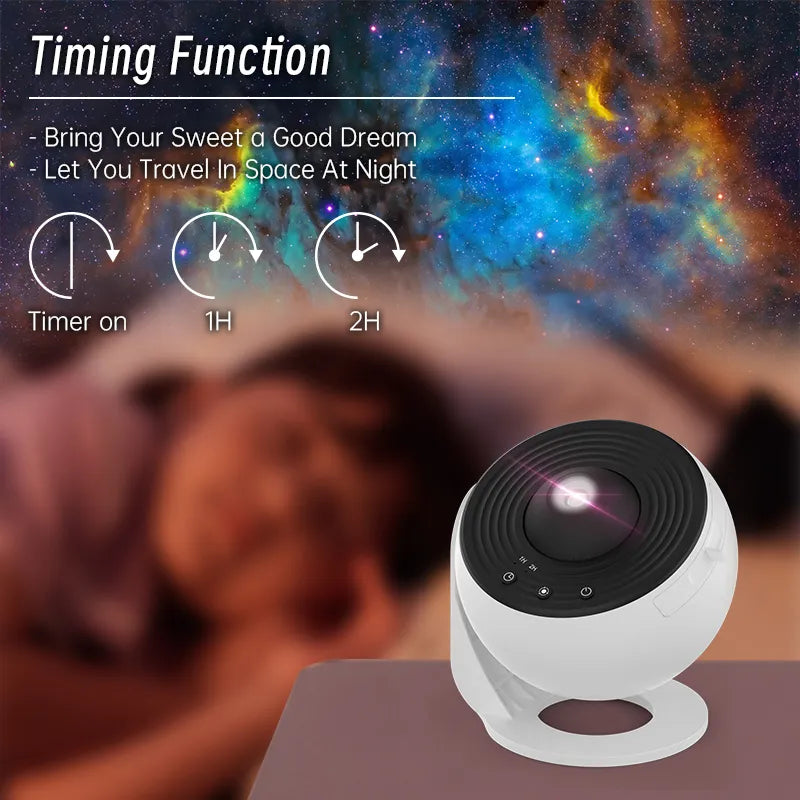 Star Projector Night Light with 12 Galaxy Film Discs, view 4