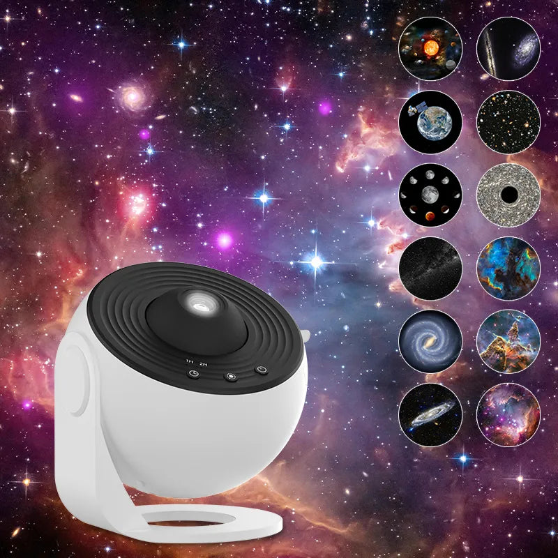 Star Projector Night Light with 12 Galaxy Film Discs, view 6