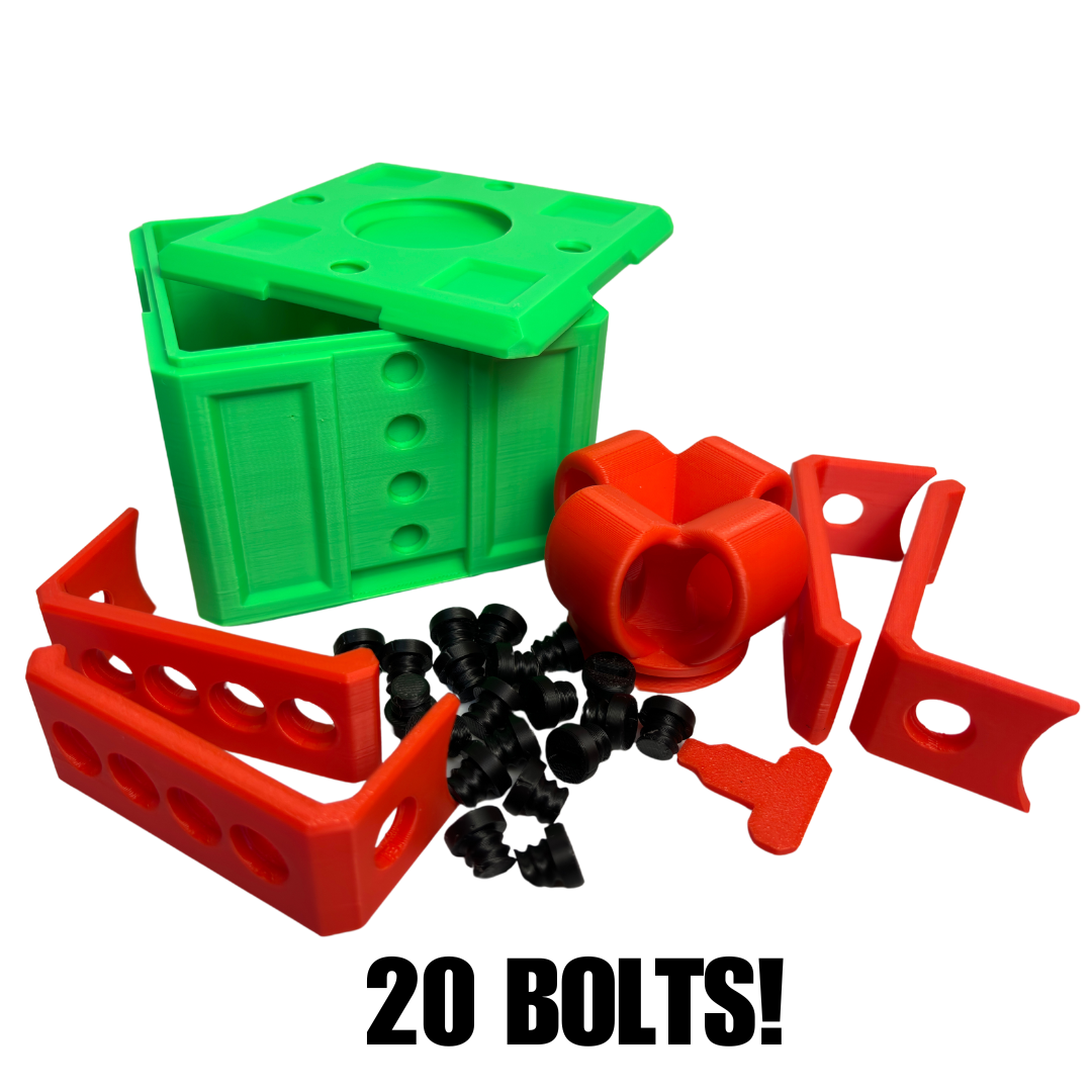 Prank Gift Box with 20 Screws and Hidden Screwdriver, view 3