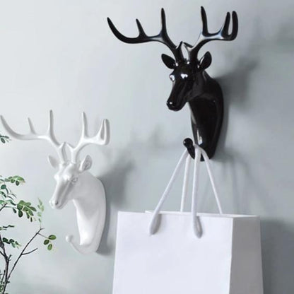Animal Head Wall Hooks in Resin, Six Animals, view 9