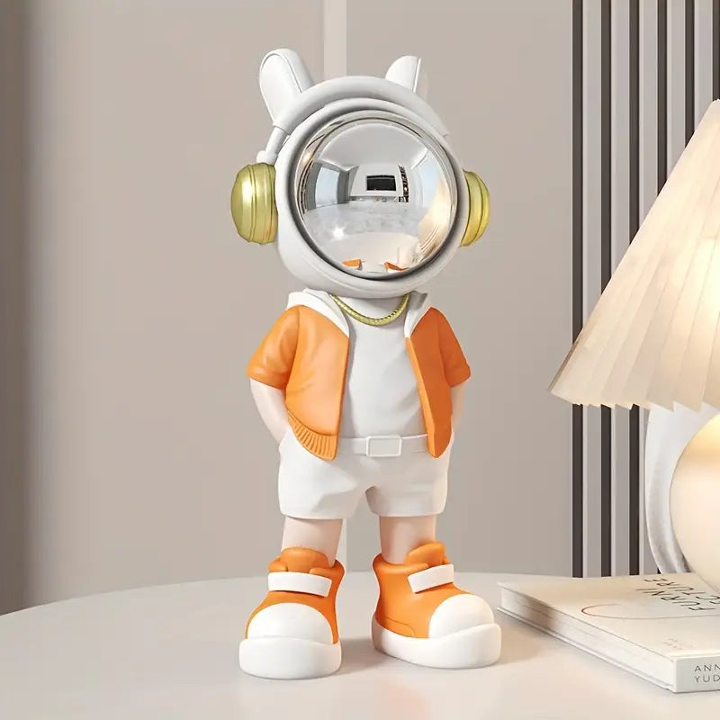 Resin Astronaut Figurine with Mirrored Helmet, 9.45 in, view 4