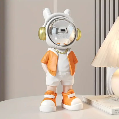 Resin Astronaut Figurine with Mirrored Helmet, 9.45 in, view 4