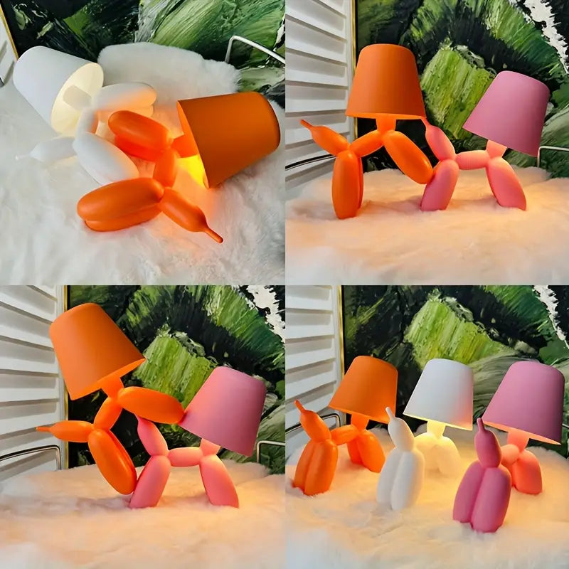Balloon Dog LED Table Lamp with Touch Dimming, USB, view 8