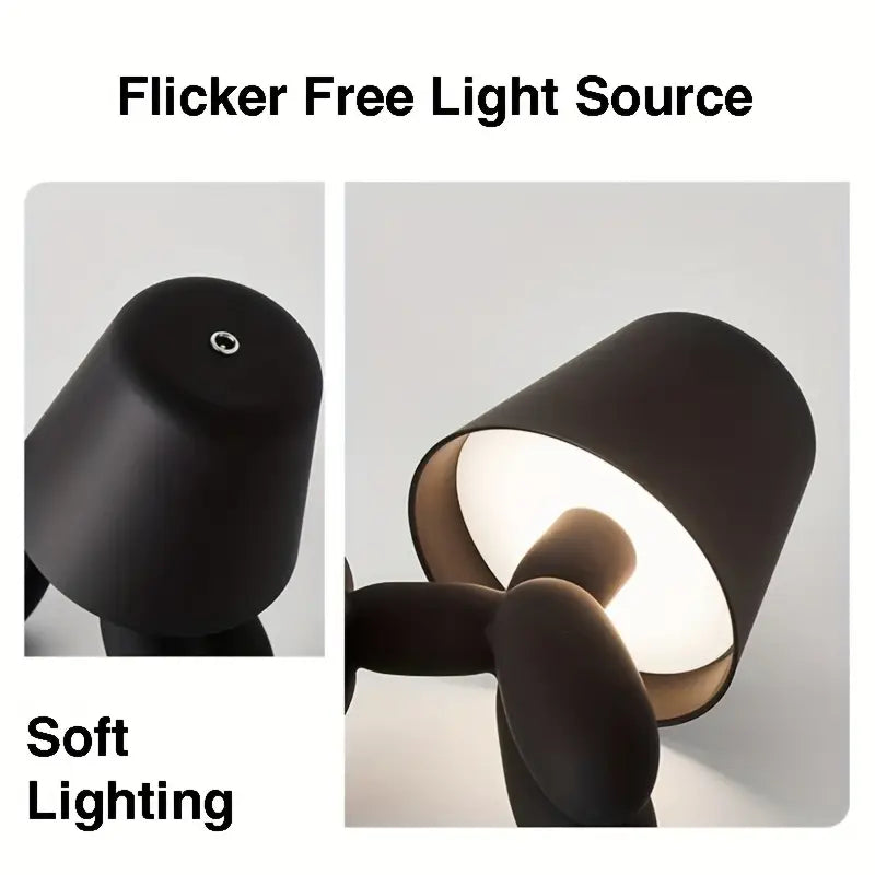 Balloon Dog LED Table Lamp with Touch Dimming, USB, view 5
