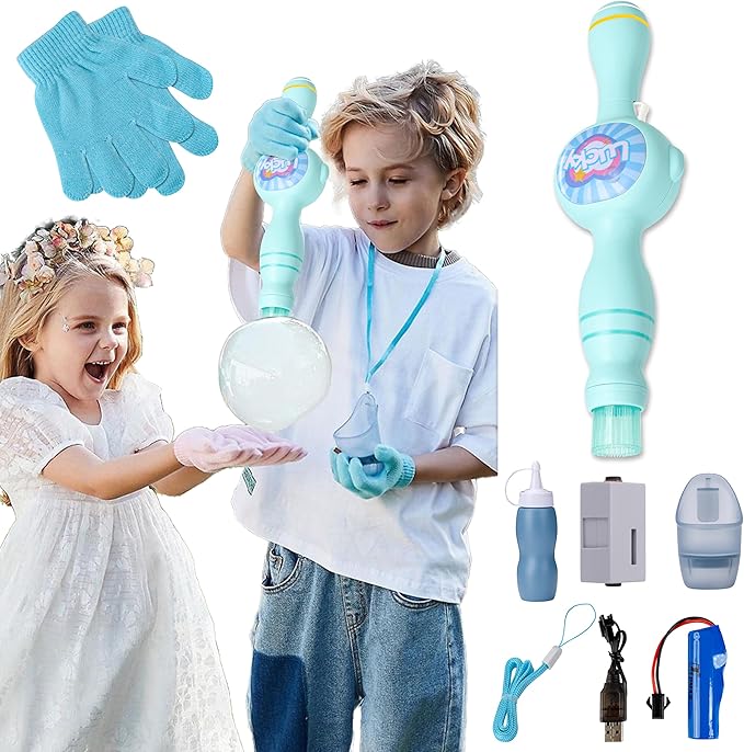 Touchable Bubble Kit with Gloves and Wand