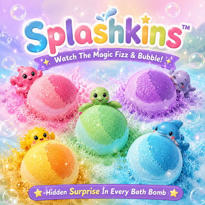 Bath Bomb Set of 20 with a Hidden Animal Toy Inside, view 3