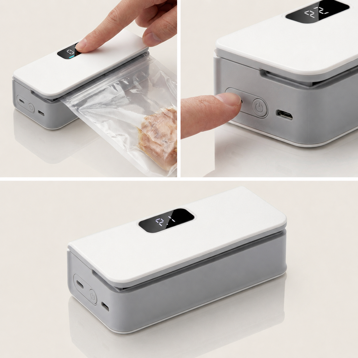 Portable Bag Sealer, USB-C Rechargeable, view 3