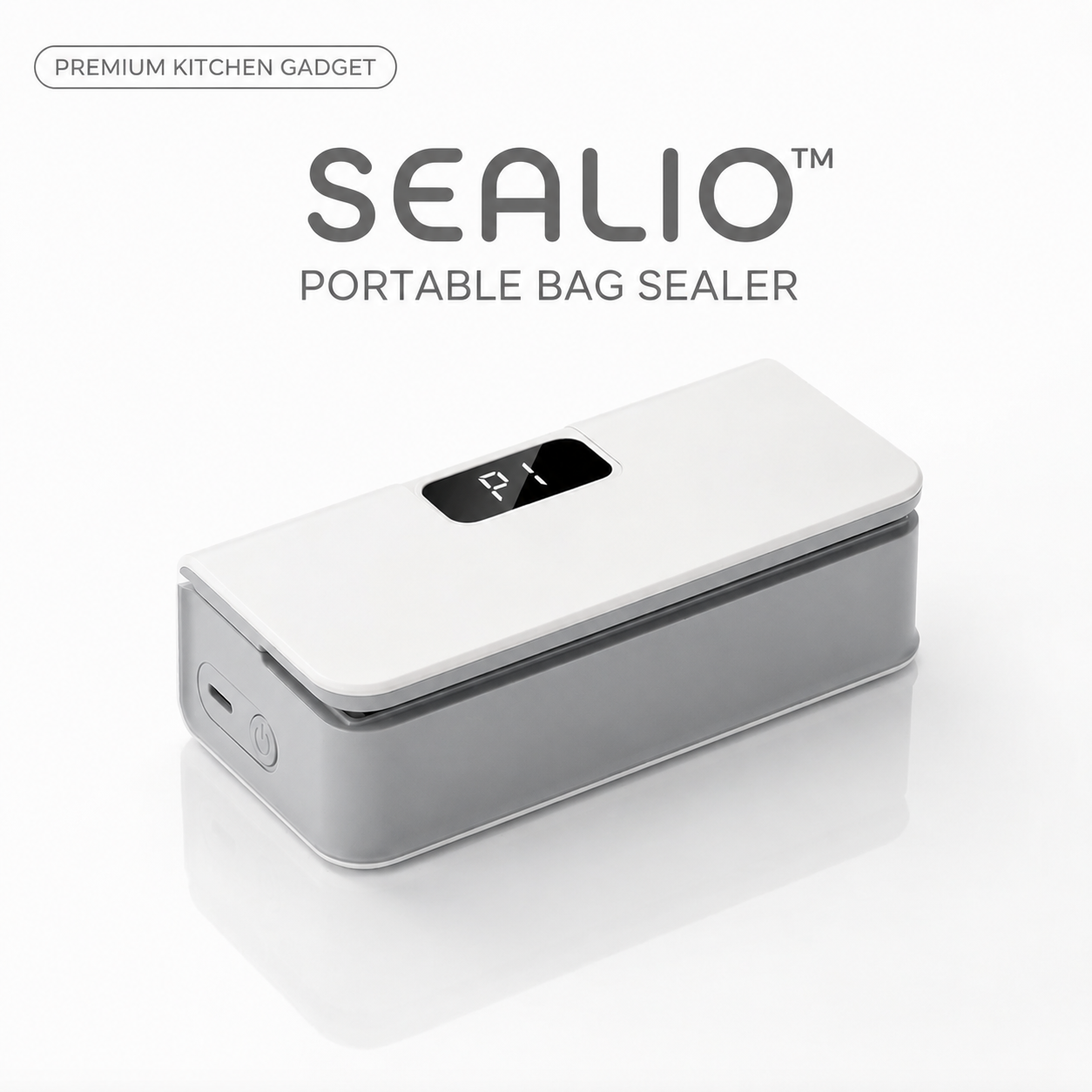 Portable Bag Sealer, USB-C Rechargeable, view 2