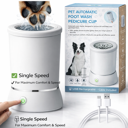 Electric Paw Cleaner Cup with Silicone Bristles, view 3