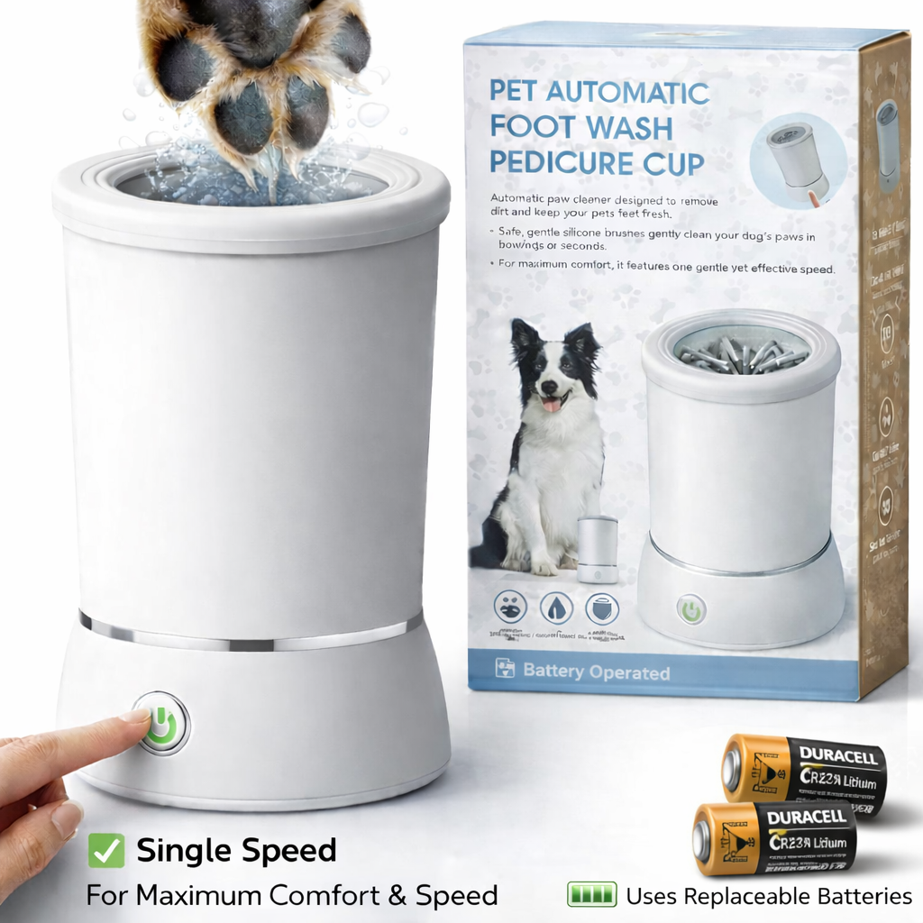 Electric Paw Cleaner Cup with Silicone Bristles, view 11