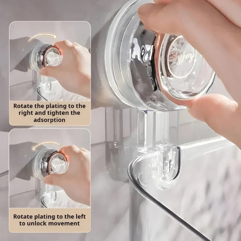 No Drill Suction Shower Caddy, Small or Large, view 3