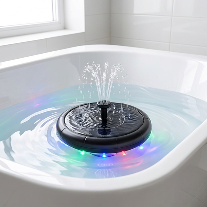 Floating LED Bath Fountain Toy, 4.3 in Wide