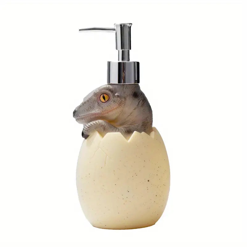 Dinosaur Hatchling Soap Dispenser in Cast Resin, view 7
